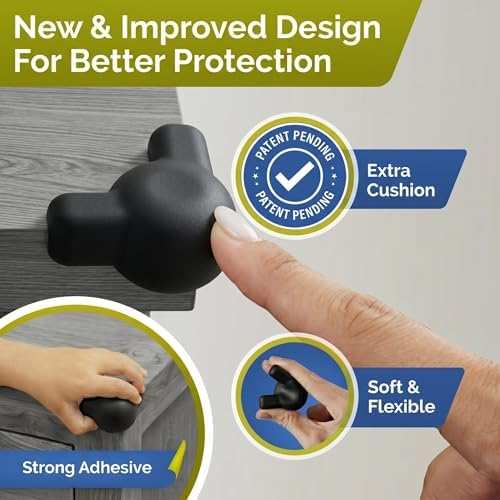 Silicone Corner Protectors for Baby Proofing – Soft Adhesive Corner Guards for - Image 4