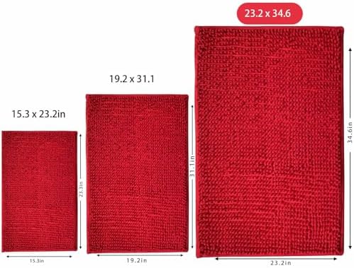Chenille Bath Mat Microfiber Floor Mat Baby Bath Mat - Image 2