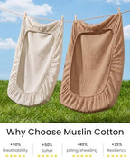 Muslin Crib Sheets for Boy Girl - Image 4