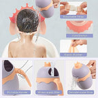 FUNUPUP Baby Shower Cap with Bath Rinse Cup - Image 3
