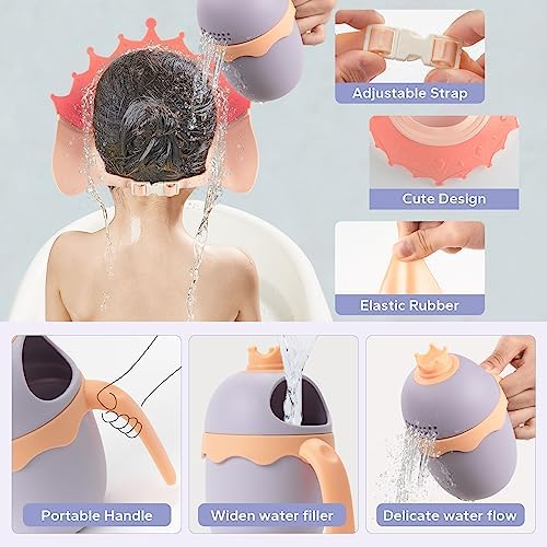 FUNUPUP Baby Shower Cap with Bath Rinse Cup - Image 3
