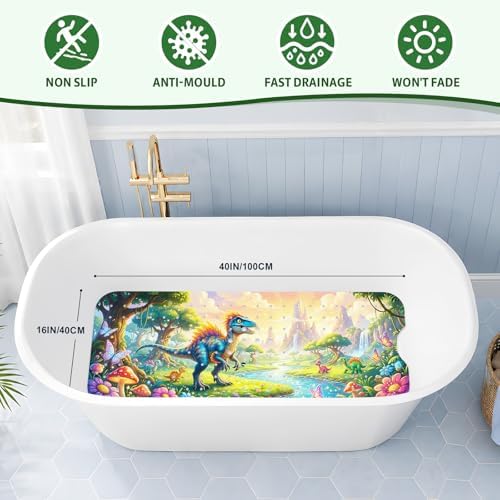 XIYUNTE Bath Mat for Tub Non Slip Bathtub Mat Non Slip 40x16 Baby Bath Mat - Image 2