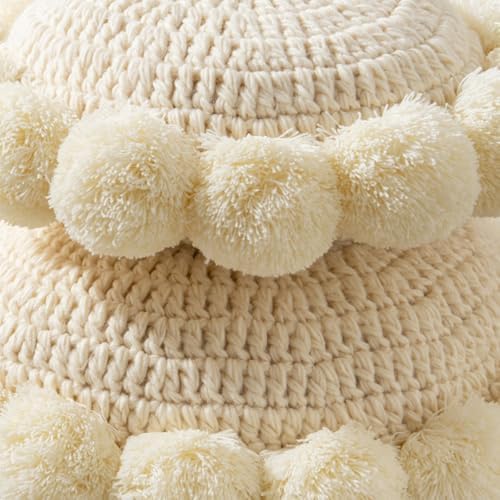 Boho Round Throw Pillow Accent Pillows - Image 4