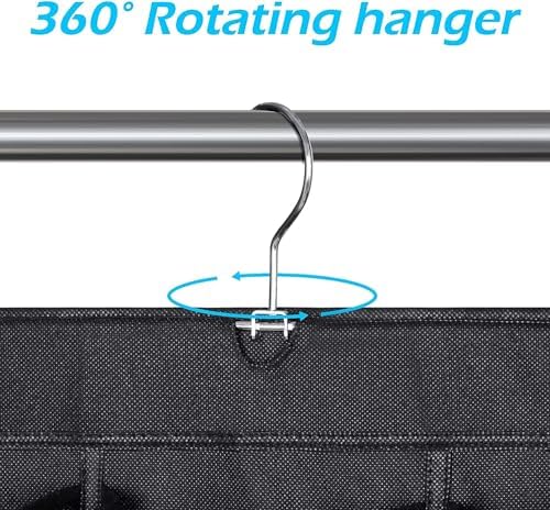 MISSLO 30 Large Pockets Dual Sided Hanging Shoe Rack - Image 4
