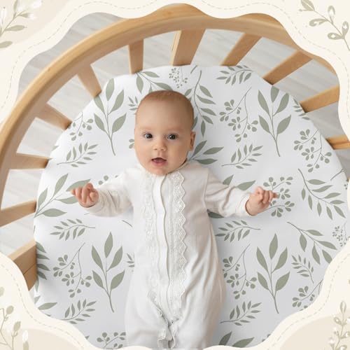 CroBlissful 4 Pack Boho Floral Bassinet Sheets - Image 6