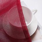 MIULEE Burgundy Red Window Valance 1 Panel 60W x 18L - Image 5