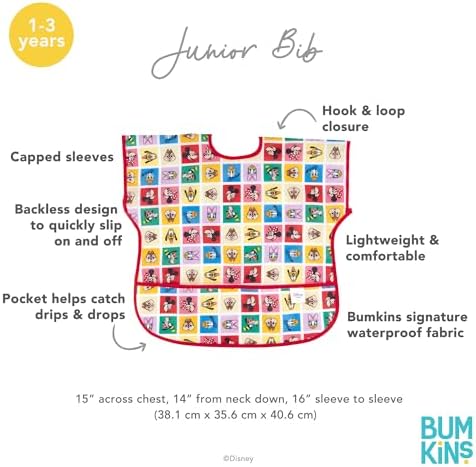 Bumkins Bibs for Girl or Boy, Toddler and Kids, Essential Must Have for Mess - Image 5