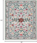 Lahome Christmas Rugs 8x10 Living Room Decor, Washable Area Rugs - Image 2