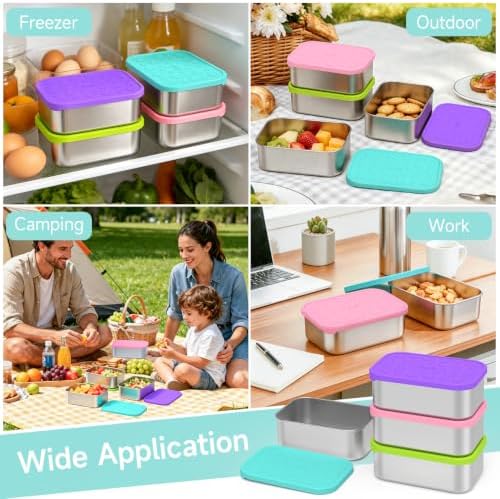 SOPHICO Stainless Steel 24 OZ Snack Containers - Image 6