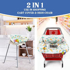 PILLANI Shopping Cart Seat for Baby, High Chair Cover for Restaurant Seat - Image 4