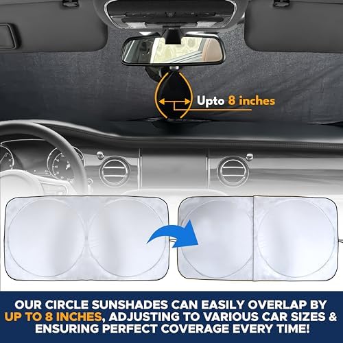 EcoNour RV Windshield Sun Shade, Foldable Cover - Image 5