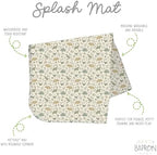 BapronBaby Foliage Dinos Waterproof Splash Mat Catch All Floor Cover - Image 4