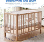 Crib Mosquito Net Cover for Full Size, Breathable Mesh Canopy Tent - Image 2