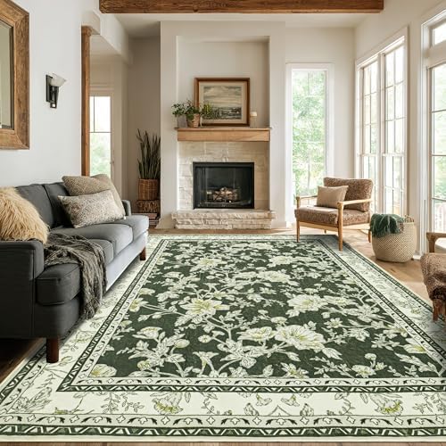 BILEEHOME Olive Green Area Rugs - Image 2