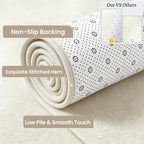 Keeko 4x6 Area Rugs for Living Room, Soft Washable Memory Foam Bedroom Rug - Image 2