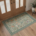 BESBLEE 2X3 Washable Area Rug for Entrance, Animal Doormat Non Slip by BESBLEE