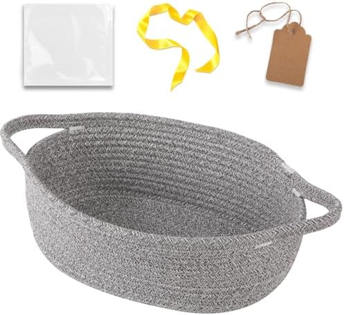OIAHOMY Small Woven Basket by MasterofSpaceOptimization