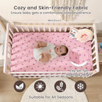 david's kids 3 Pack Mini Crib Sheets, Soft Breathable Premium Pack N Play Sheets - Image 3