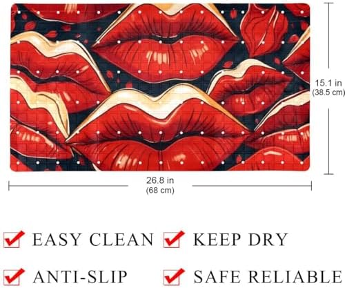 Shower Mat Bathtub Mat, 26.8x15.1 inch, Non-Slip Bath Mat - Image 4