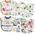 6 Pcs Baby Feeding Bibs Toddler Waterproof Bib Set by 2ooya