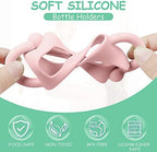 Aolso Silicone Baby Bottle Handles, Easy Grip Handles to Hold Baby Bottle - Image 3