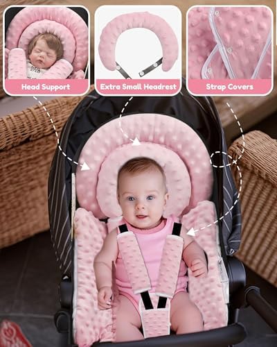 BOMOLOUR Infant Car Seat Insert - Image 6