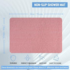 Hargiis Non-Slip Bathtub Mat, Anti Slip Shower Mat, Fast Drying Bathtub Mats - Image 2