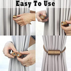 Magnetic Curtain Tiebacks Holdbacks Decorative Tie Backs - Image 4