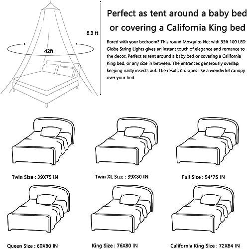 Comtelek Mosquito Net Bed Canopy - Image 5