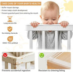 Furniture Edge Protector for Baby, 118x2.28in Clear Plastic Crib Teething Guard - Image 2