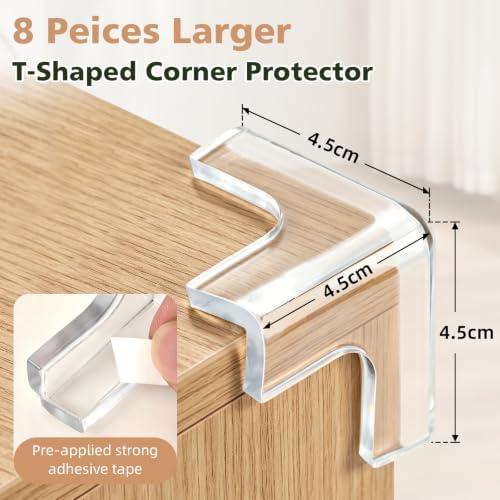 Corner Protector Baby, Large Table Corner Protectors Guards, 8 Pack - Image 4