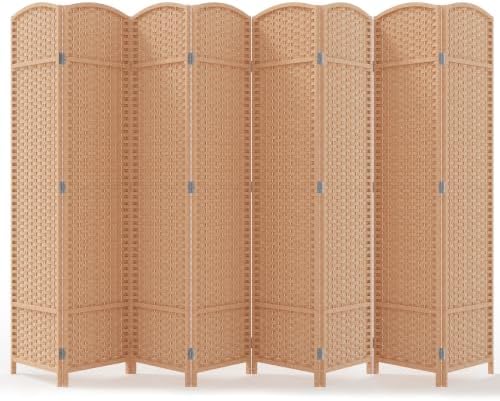 JOSTYLE Outdoor Privacy Screen 8-Panel Folding Room Divider Space Partition by Jostyle