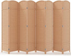 JOSTYLE Outdoor Privacy Screen 8-Panel Folding Room Divider Space Partition by Jostyle