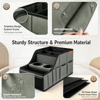 Car Seat Organizer Back Front Captains Seats Storage Travel - Image 3