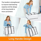 Vieshful 5 Pack Clear Clothes Storage Bags - Image 5