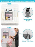 Hanging Diaper Caddy Organizer Crib Organizer–Spacious Baby Girl/Boy Nursery - Image 4