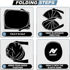 Autovir Windshield Sun Shade, 2017-2026 Tesla Model 3 & Y, 280T Visor Shade - Image 4