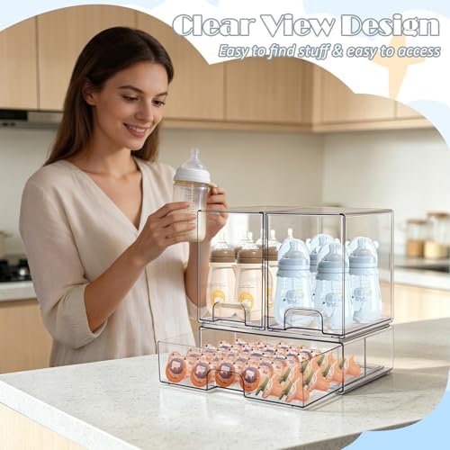 Baby Bottle Organizer with Hooks - Image 5