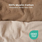 Konssy Muslin Bassinet Sheets for Baby Boys and Girls, 2 Pack - Image 6