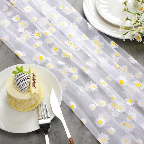 4 Pcs Daisy Table Runner 29x70 Inch - Image 6