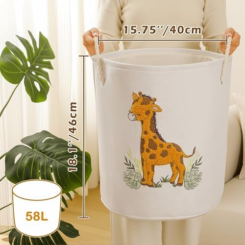 Kids Laundry Basket Baby Hamper - Image 4