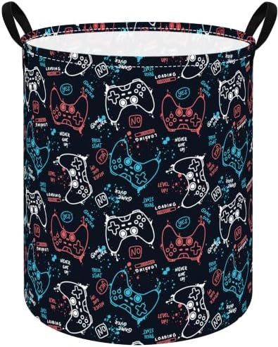 Large Laundry Basket Canvas Storage Bins Baby Nursery Hamper by VAIVUSTO