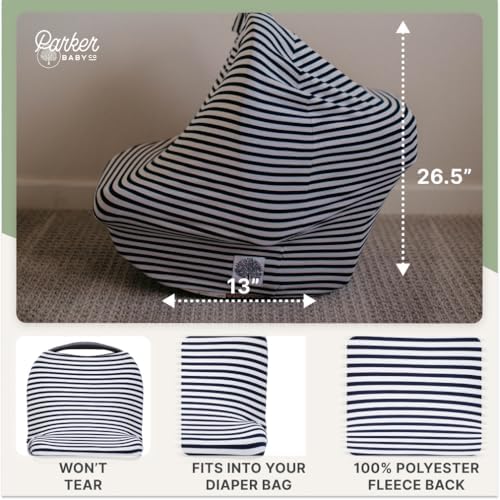 Parker Baby Co. Multi-Use Cover: Carseat Cover, Nursing Cover - Image 4