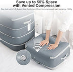 Comforter Storage Bag - 130L Large Capacity Blanket Storage Bags 4-Layer Ultra - Image 3