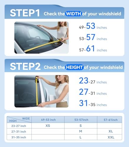 2026 Upgraded Nmoiss True Dual Layer Air Cool Windshield Sun Shade Umbrella - Image 6