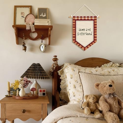 Kids Sisterhood Wall Pennants Banner, Girl Nursery Decor - Image 2