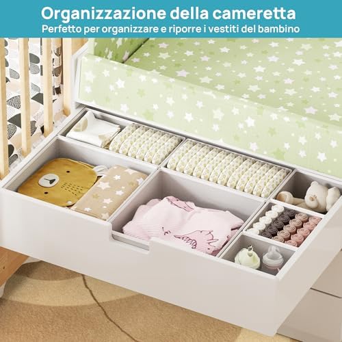 Vtopmart 12 Pack Baby Clothes Organizer, Foldable Fabric Drawer Bins - Image 4