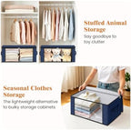 Fab totes 35L Closet Organizers, Foldable Under Bed Storage Containers - Image 4