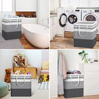 HomeHacks 2 Pack Laundry Baskets, Laundry Hampers Bags - Image 6