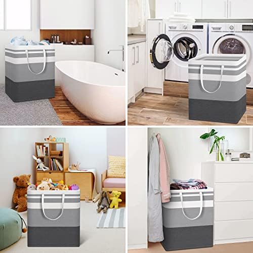 HomeHacks 2 Pack Laundry Baskets, Laundry Hampers Bags - Image 6